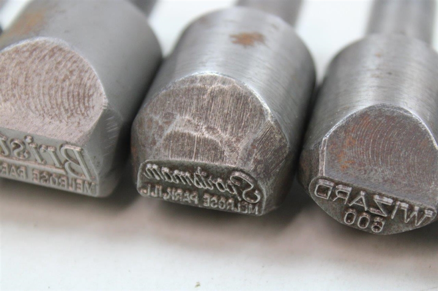 Six (6) George (Geo Low) Original Putter Die Putter Stamps