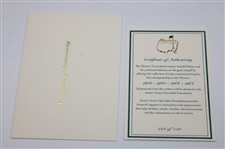 Arnold Palmer Ltd Ed Masters Coins Set in Original Emerald Box w/COA #322/750