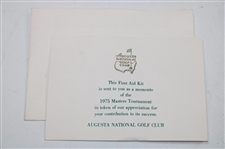 1975 Augusta National Golf Club Masters Member Gift - Complete First Aid Kit Set