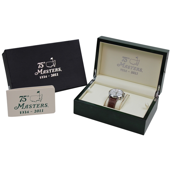 2011 Masters Tournament Ltd Ed 75th Anniversary Watch in Box #874/1200