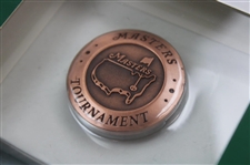 Masters Tournament 4 Pack of Ball Markers, Divot Tool Set & Copper Ball Marker