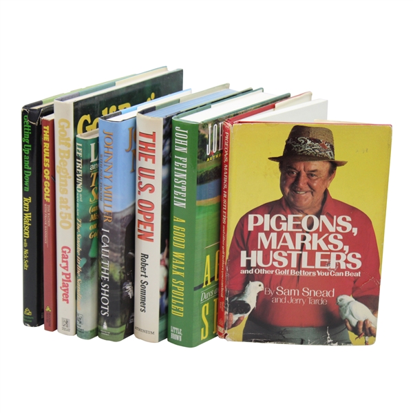 Lot of Eight (8) Golf Books