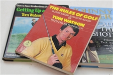 Lot of Eight (8) Golf Books