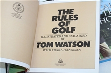 Lot of Eight (8) Golf Books