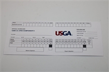 2022 US Open at The Country Club US Open Rules Committee Book & Official Scorecard