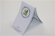 2022 US Open at The Country Club US Open Rules Committee Book & Official Scorecard