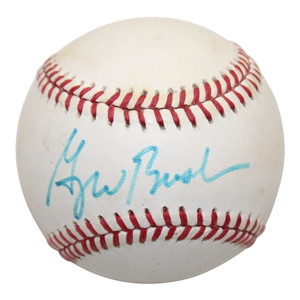 President George W. Bush Signed Rawlings Official American League Baseball JSA ALOA