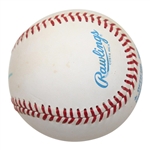 President George W. Bush Signed Rawlings Official American League Baseball JSA ALOA