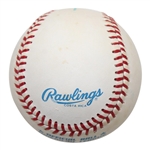 President George W. Bush Signed Rawlings Official American League Baseball JSA ALOA