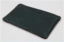 Bobby Clampett's Personal 1995 Masters 40th Anniversary on CBS Green Leather Wallet