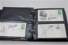 150 First Day Covers w/Some Signed by Byron Nelson, Gene Sarazen, Lee Trevino & Others 