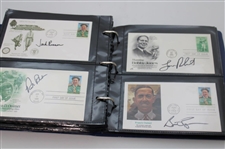 150 First Day Covers w/Some Signed by Byron Nelson, Gene Sarazen, Lee Trevino & Others 