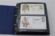 150 First Day Covers w/Some Signed by Byron Nelson, Gene Sarazen, Lee Trevino & Others 