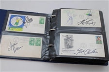 150 First Day Covers w/Some Signed by Byron Nelson, Gene Sarazen, Lee Trevino & Others 