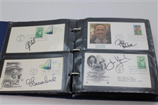 150 First Day Covers w/Some Signed by Byron Nelson, Gene Sarazen, Lee Trevino & Others 