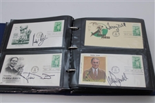 150 First Day Covers w/Some Signed by Byron Nelson, Gene Sarazen, Lee Trevino & Others 