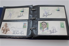 150 First Day Covers w/Some Signed by Byron Nelson, Gene Sarazen, Lee Trevino & Others 