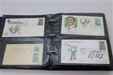 150 First Day Covers w/Some Signed by Byron Nelson, Gene Sarazen, Lee Trevino & Others 