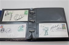 150 First Day Covers w/Some Signed by Byron Nelson, Gene Sarazen, Lee Trevino & Others 