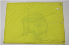 Tiger Woods, Jack Nicklaus & Nick Faldo Signed 1999 Masters Flag - Back to Back Winners! JSA ALOA