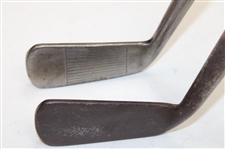 Tom Stewart Putting Cleek & Circa 1898 J. & A. Dickson Offset Blade Putter w/Shaft Stamp