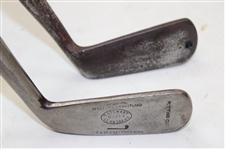 Tom Stewart Putting Cleek & Circa 1898 J. & A. Dickson Offset Blade Putter w/Shaft Stamp