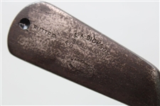 Tom Stewart Putting Cleek & Circa 1898 J. & A. Dickson Offset Blade Putter w/Shaft Stamp