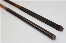 Tom Stewart Putting Cleek & Circa 1898 J. & A. Dickson Offset Blade Putter w/Shaft Stamp