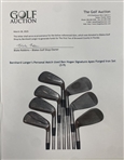 Bernhard Langer's Personal Match Used 'BL' Ben Hogan Signature Apex Forged Iron Set (3-9) 