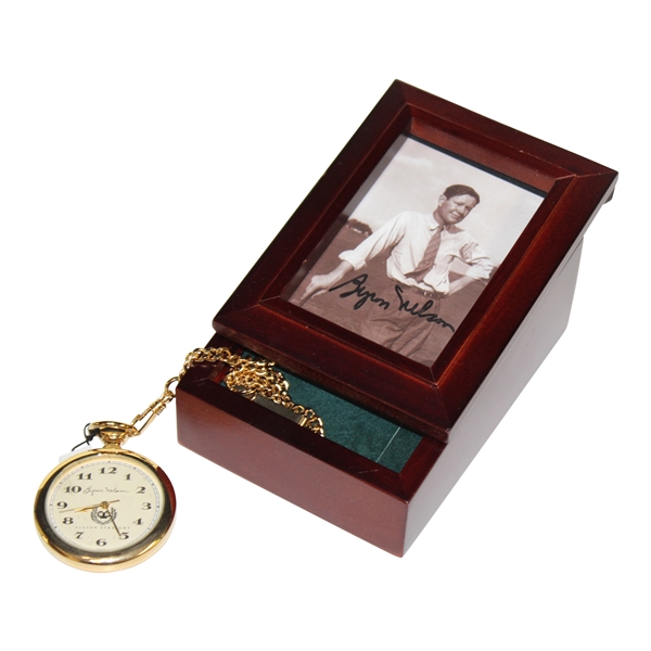 Byron Nelson LTD ED Eleventh Straight Pocket Watch w/ Signed Collectors Card w/Certificate & Box