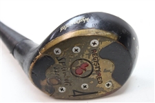 Jimmy Demaret's Spalding Henry Ransom Signature Hydrosealed Registered 4 Wood