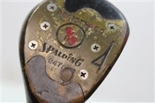 Jimmy Demaret's Spalding Henry Ransom Signature Hydrosealed Registered 4 Wood