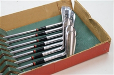 Jimmy Demaret's MacGregor Original Set of Signature Irons in Original Box