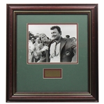 Ray Floyd Signed Green Jacket Presentation Photo with Nameplate - Framed JSA ALOA