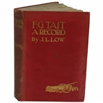 1901 1st Ed F. G. Tait, A Record, Being His Life, Letters And Golfing Diary J. L. Low