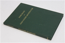 1990 'Some Essays On Golf Course Architecture' Ltd Ed 541/700 Book by Colt & Alison