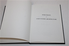 1990 'Some Essays On Golf Course Architecture' Ltd Ed 541/700 Book by Colt & Alison