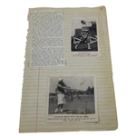 Jimmie Thomson as Bobbie Prince Charlie A Keen Golfer Photo - J.D. Dunn Collection