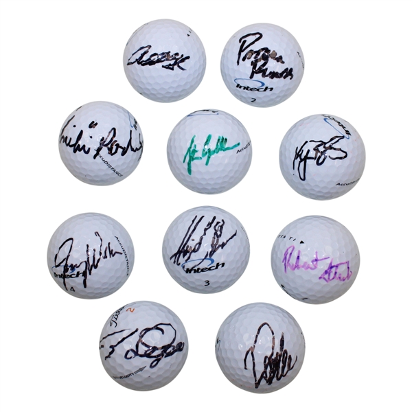 ChiChi, Langer, Keagan & Seven (7) other PGA Stars Signed Golf Balls JSA ALOA