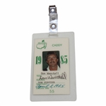 Don Wanstall 1985 Masters Tournament Caddy Badge #55
