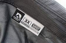 John Daly Signed Grey & Black Striped Dignity Collared Shirt with Sponsors JSA ALOA