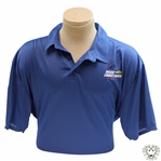 John Daly Signed Blue Black Striped Dignity Collared Shirt with Sponsors JSA ALOA