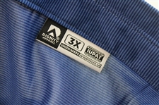 John Daly Signed Blue Black Striped Dignity Collared Shirt with Sponsors JSA ALOA