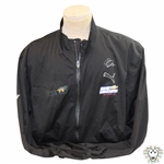 John Daly Signed Black Puma Windbreaker with Sponsors JSA ALOA