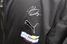 John Daly Signed Black Puma Windbreaker with Sponsors JSA ALOA