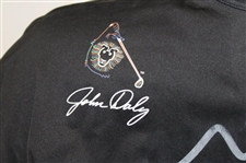 John Daly Signed Black Puma Windbreaker with Sponsors JSA ALOA