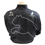 John Daly Signed Black Puma Windbreaker with Sponsors JSA ALOA