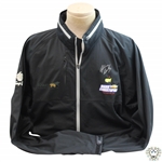 John Daly Signed Black with Grey Trim Masters Tech Windbreaker with Sponsors JSA ALOA