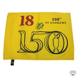 John Daly Signed 2022 OPEN Championship at St Andrews Yellow Flag JSA ALOA