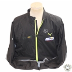 John Daly Signed Black & Yellow Puma Windbreaker with Sponsors JSA ALOA